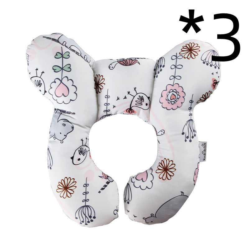 Oreillers de protection pour bébé, coussin de soutien en forme de U pour voyage et voiture