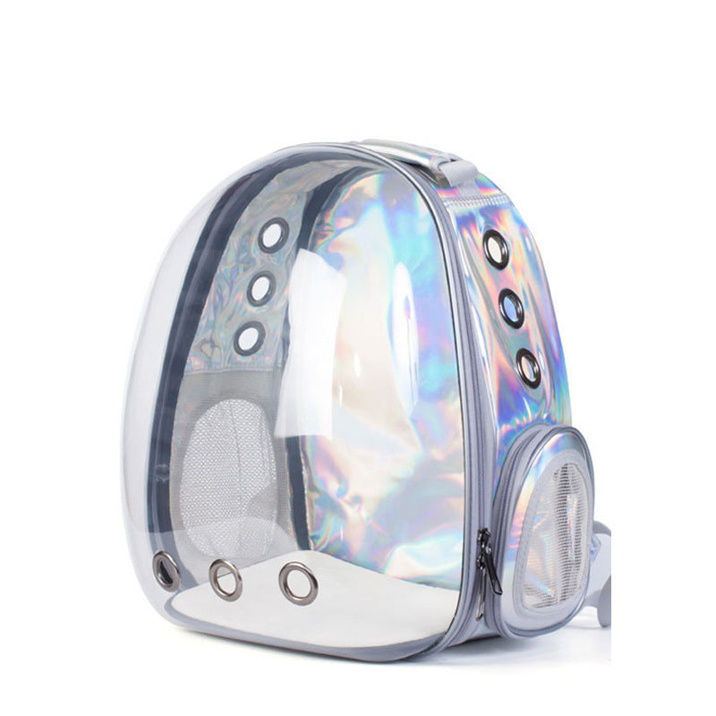 Sac pour chat, sac spatial entièrement transparent pour animaux de compagnie