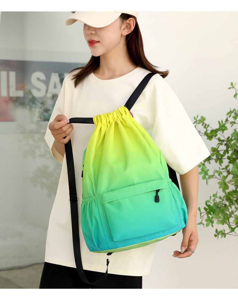 Mochila de tela Oxford Mochila de viaje para hombres y mujeres Baloncesto Fitness Ocio