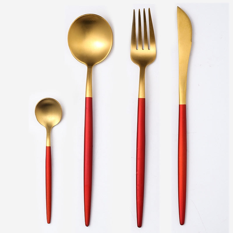 ensemble de cuillères en acier inoxydable de vaisselle
