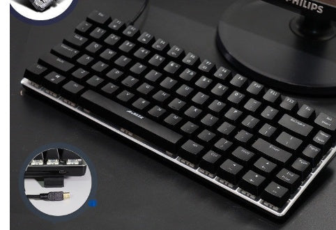Teclado mecánico para computadora portátil para juegos Heijue AK33