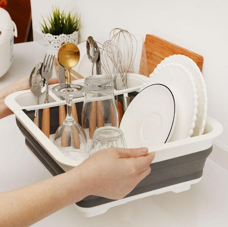 Égouttoir à vaisselle pliable pour cuisine