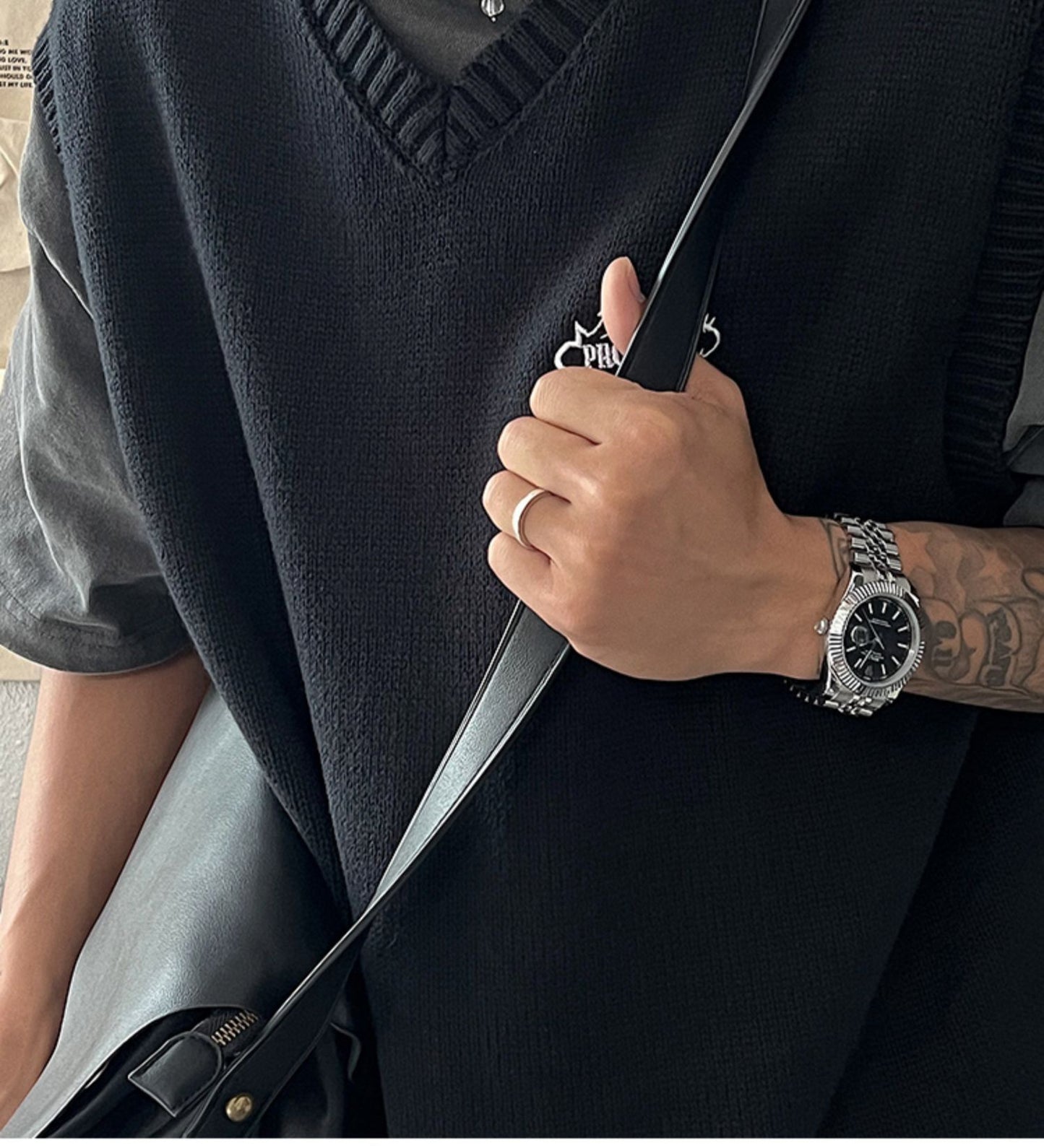 Niche American Style Hip Hop Street Tide Brand Ins Men's Clavicle Chain