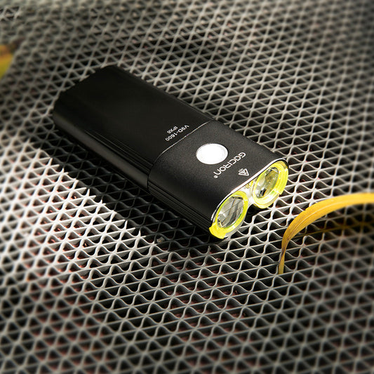 Phare de vélo étanche, banque d'alimentation de 1600 lumens