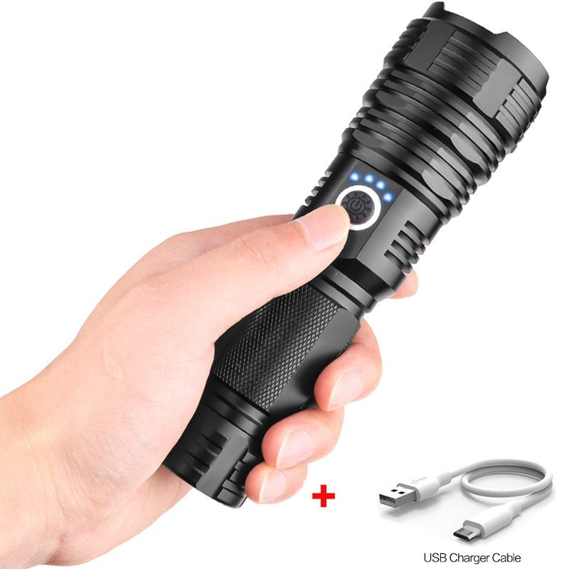 Linterna exterior P70 con carga USB