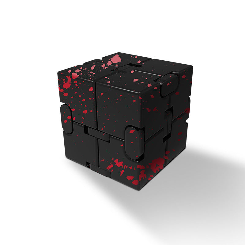 Jouet anti-Stress Cube infini en métal de qualité supérieure, décompresse Portable, jouets relaxants pour enfants et adultes