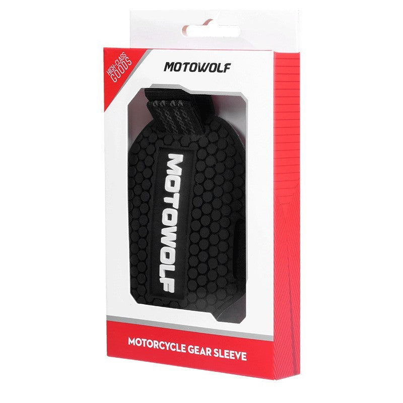 Equipo de protección para zapatos de moto.