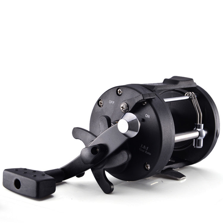 Carrete de pesca de plástico con cableado automático Comairon