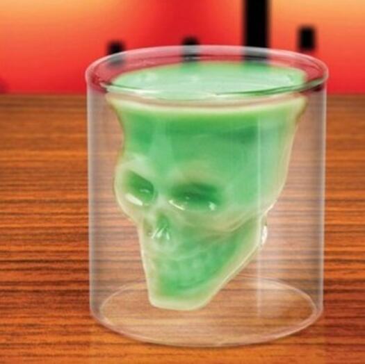 Calavera Calavera Doble Cristal Transparente