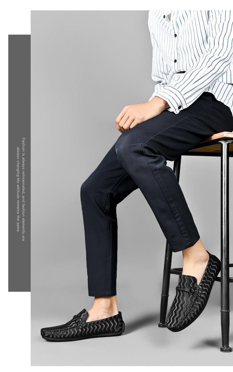 Slip-on Gommino de tendencia informal para hombre