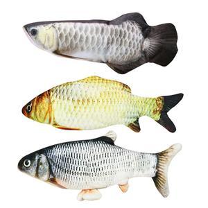 Version sans pince à chat - Jouet de poisson électrique de simulation de poisson sauteur électrique