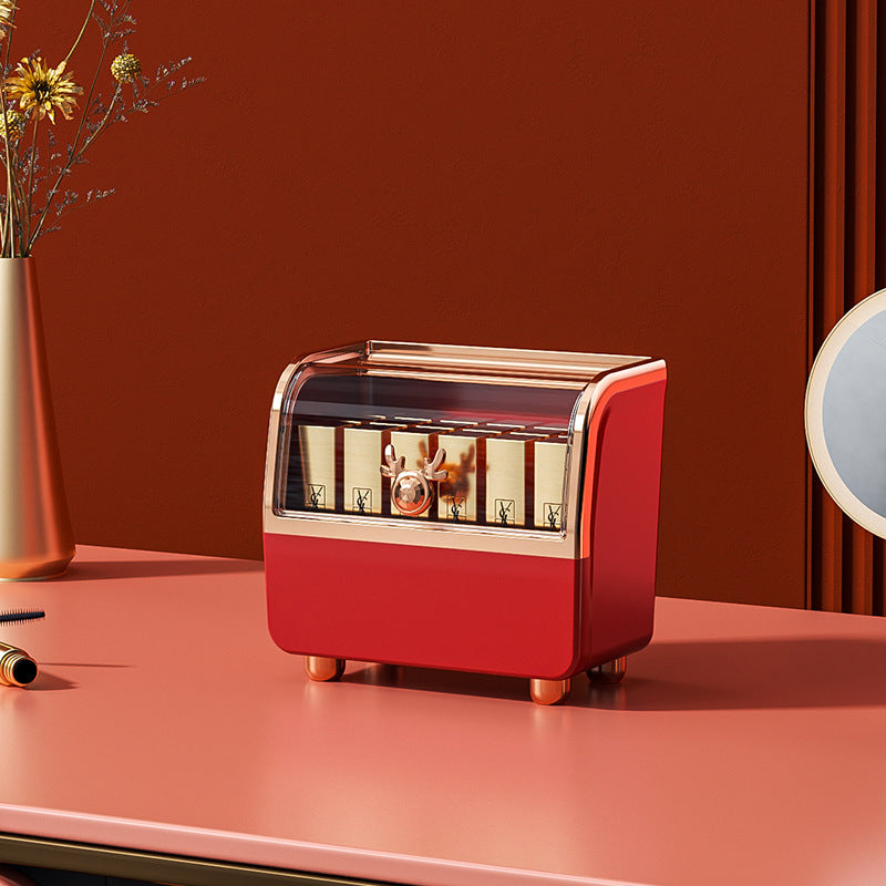 Cajón de almacenamiento de caja de almacenamiento de cosméticos de lujo ligero