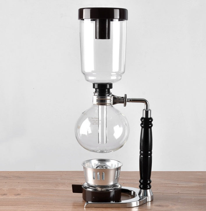 Siphon cafetière théière cafetière sous vide Machine en verre