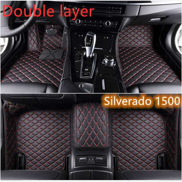 Alfombrilla de cuero para coche completamente rodeada, protección para todo tipo de clima