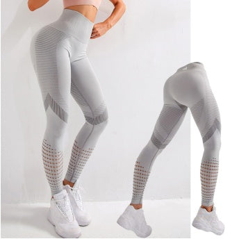 TerritorioFit Leggings de yoga sin costuras para mujer 