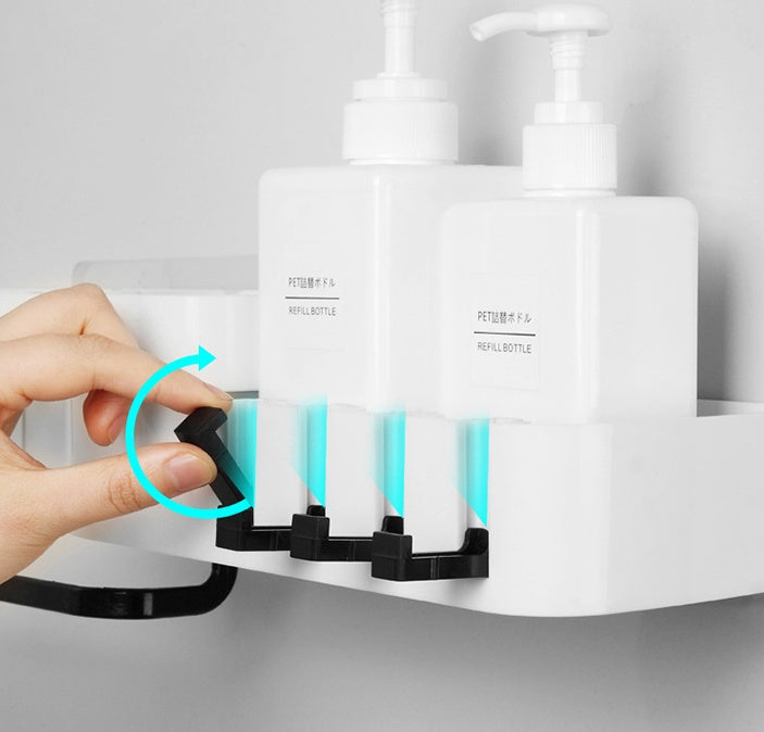 Estante de baño multifuncional