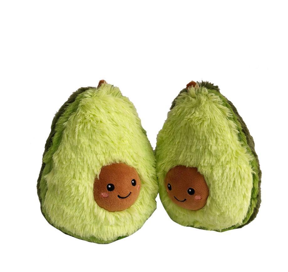 Oreiller en peluche avocat