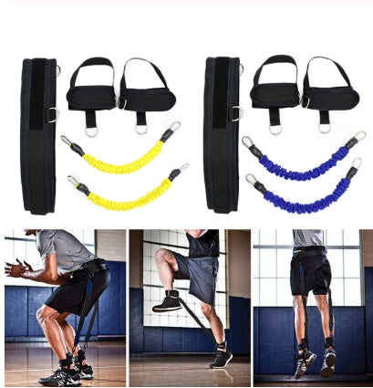 Extracteur de ceinture d'entraînement de résistance, dispositif d'entraînement sportif multifonctionnel pour la force des membres inférieurs des jambes, entraînement d'agilité des jambes 