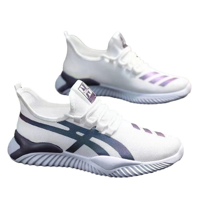 Chaussures de course à fond souple pour hommes, chaussures de loisirs à la mode, Style coréen