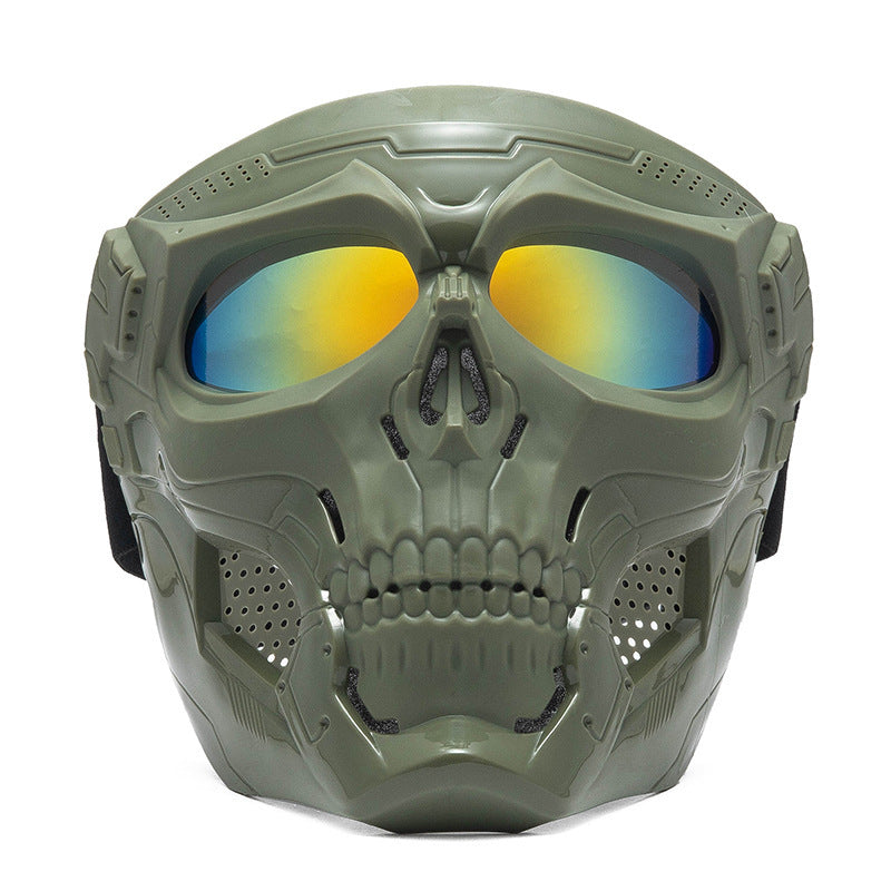 Lunettes coupe-vent Skull Riding Mirror unisexe