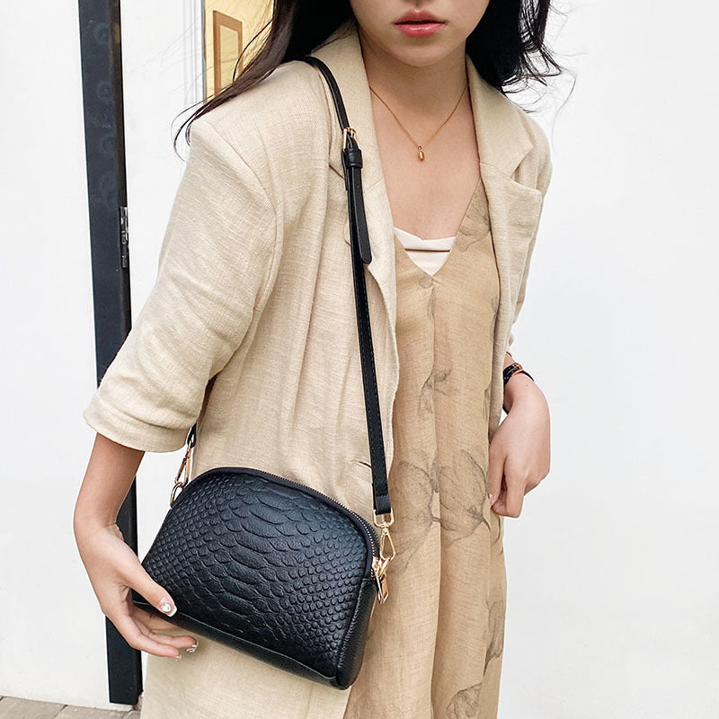 Nouveau Peau de vache femmes sac de haute qualité une épaule bandoulière mode