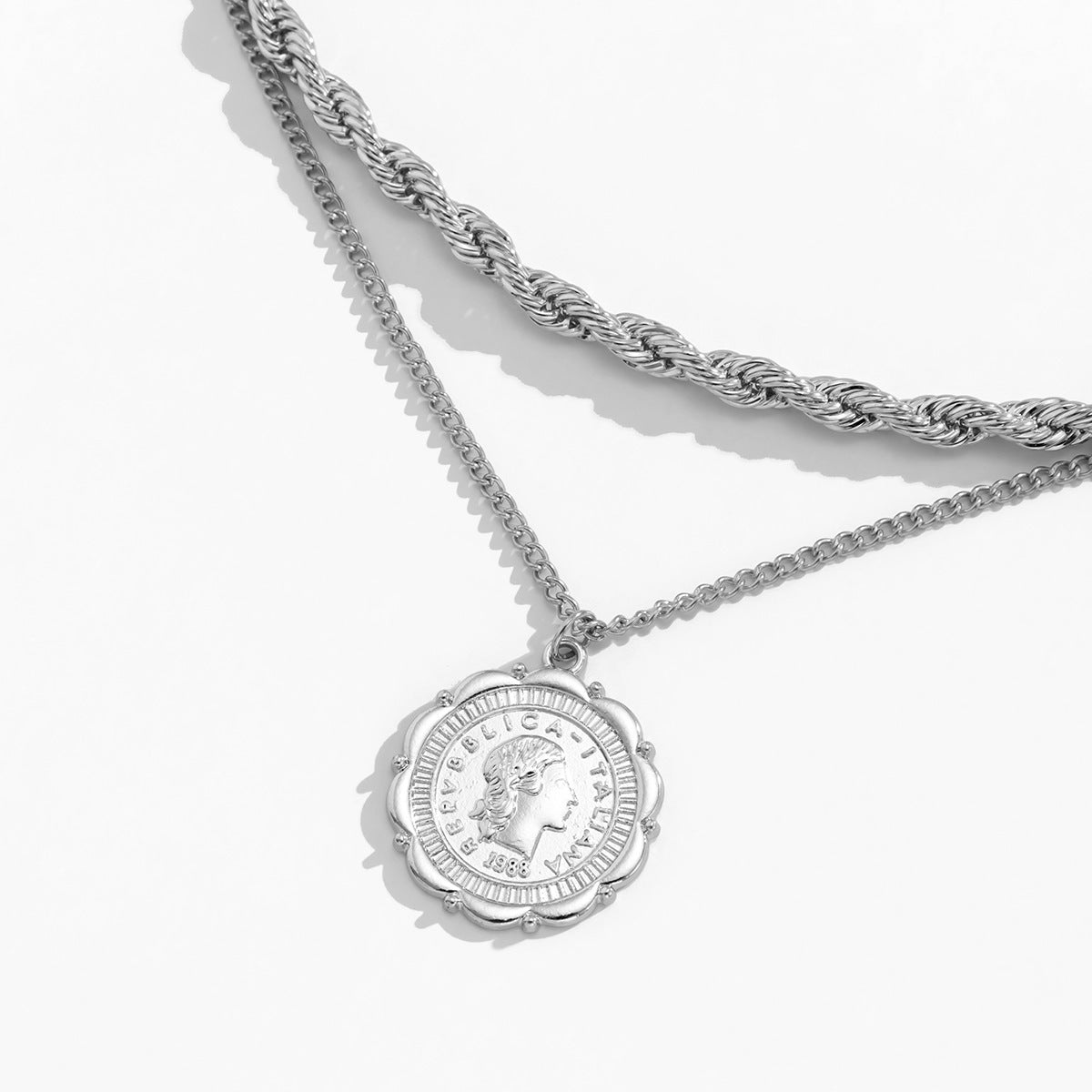 Personality Hemp Flowers Chain Men