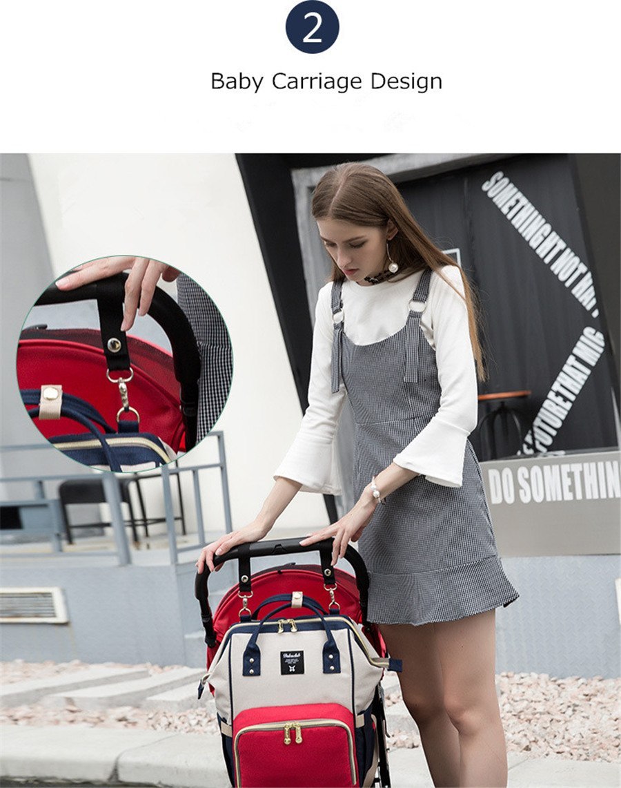 Bolso para mamá multifunción de gran capacidad, paquete maternal e infantil, bolso para mujeres embarazadas, mochila para madre 