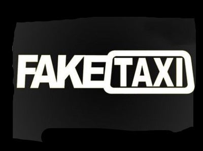 Autocollant drôle de voiture de signe de dérive de faux taxi