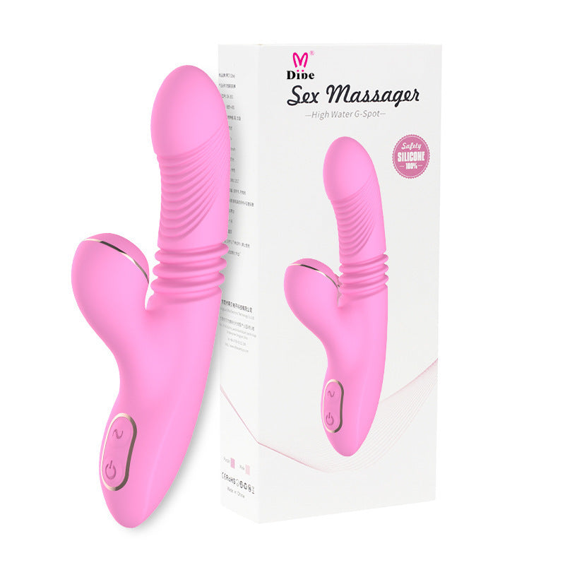 Vibromasseur suceur télescopique automatique