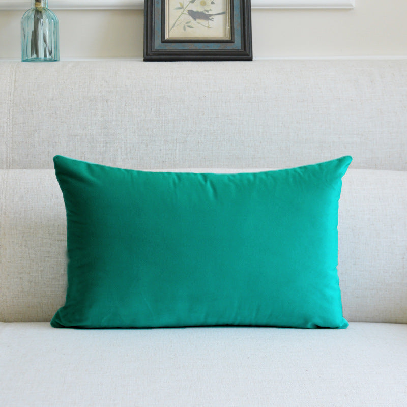 Coussin décoratif en velours pour canapé