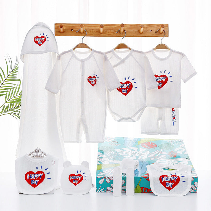 Ensemble cadeau d'été pour nouveau-né, vêtements fins pour bébé