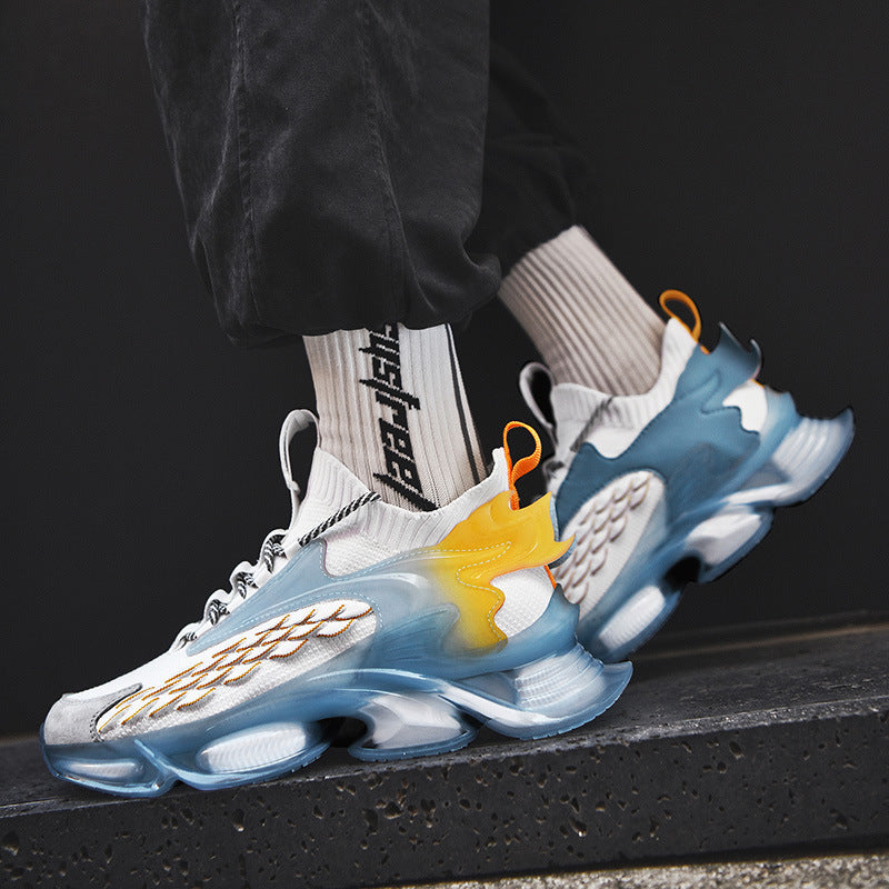 Zapatillas deportivas de malla de corte bajo y transpirables