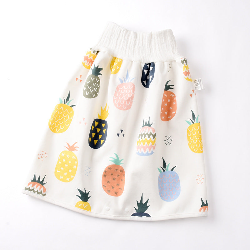 Jupe couche bébé en coton et fibre de bambou