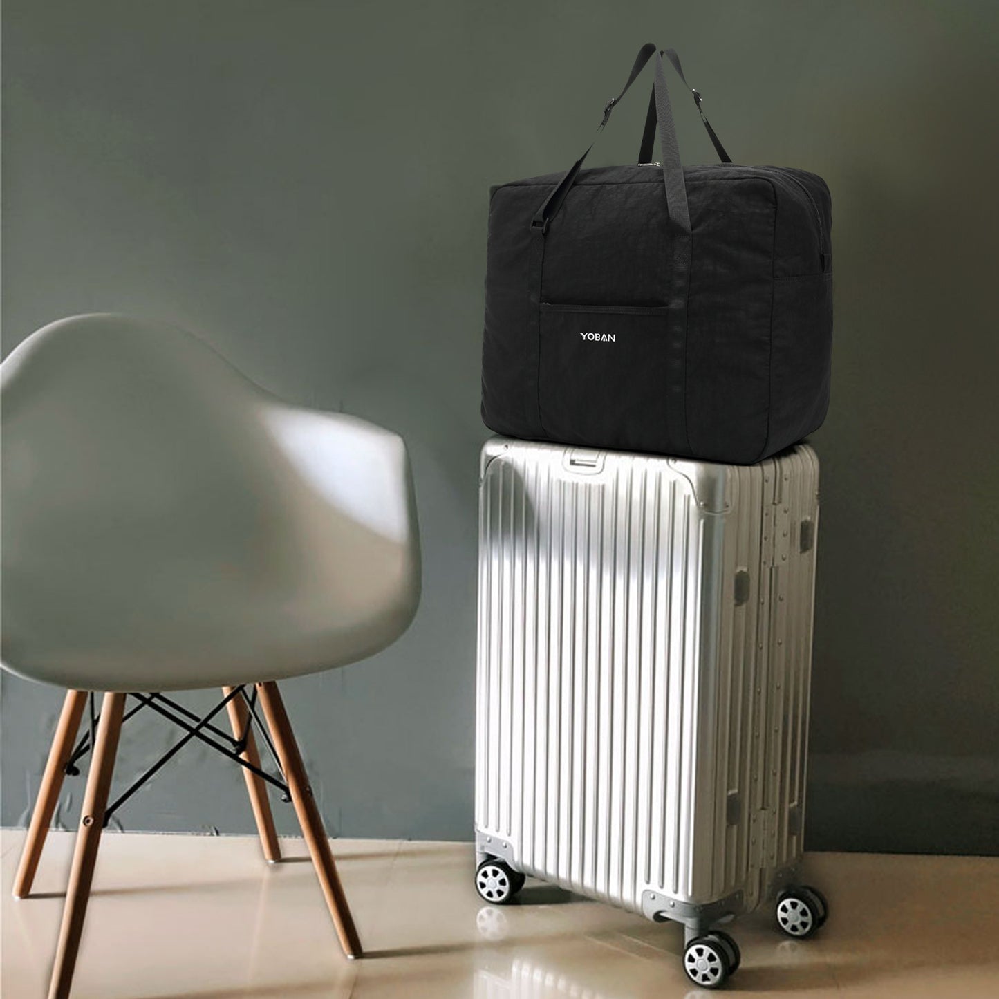 Sac de voyage pliable, résistant à l'usure, étanche, respirant, sans charge