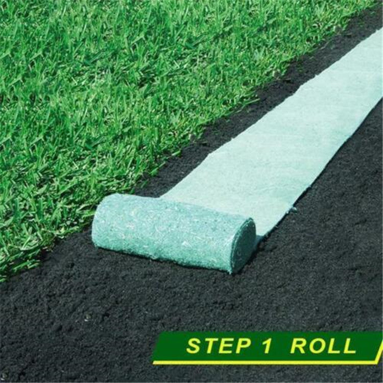 Biodegradable grass seed mat