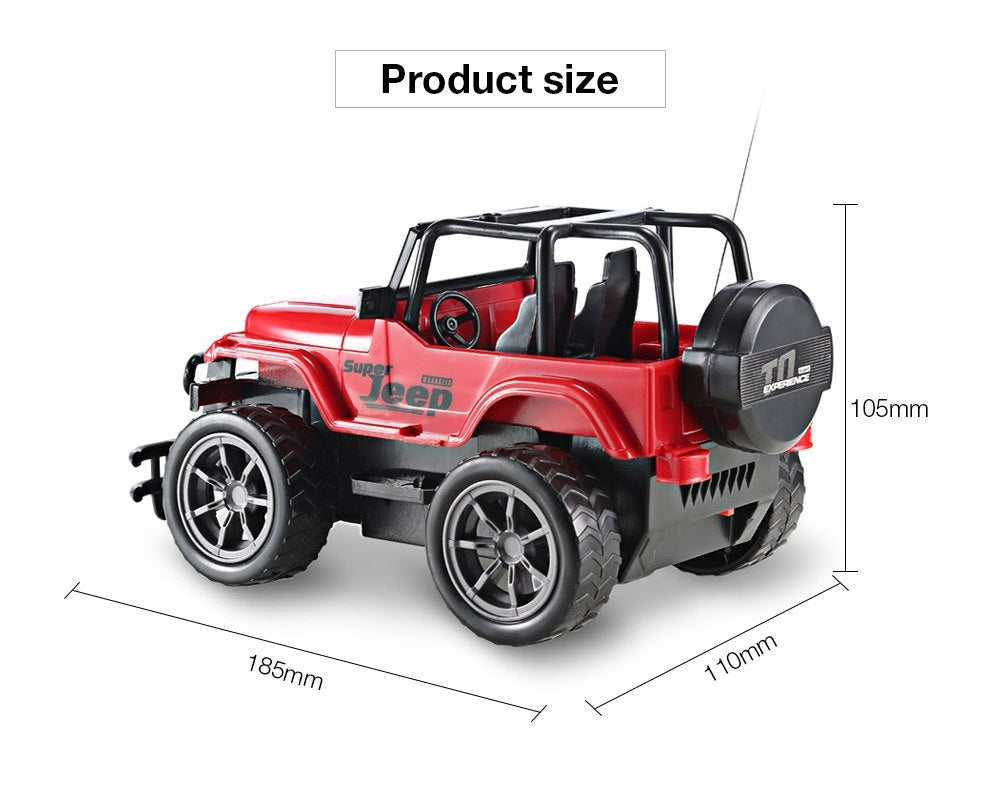 Wrangler Knight-coche teledirigido, vehículo todoterreno con Control remoto, modelo de coche de deriva