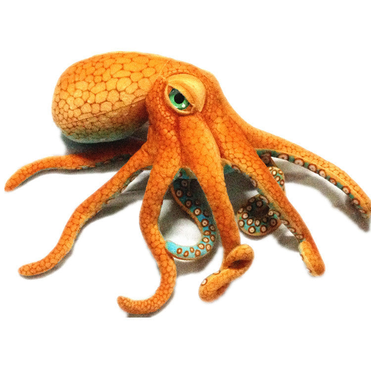 Orange Octopus Soft Stuffed Plush Toy