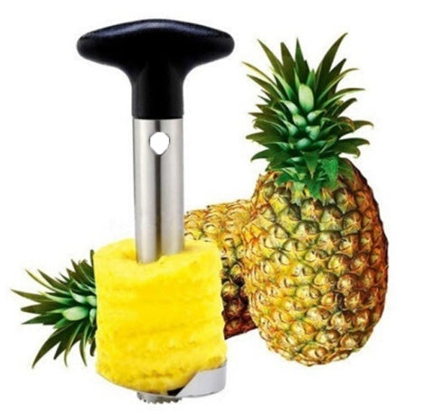 Éplucheur d'ananas en acier inoxydable, accessoires faciles à utiliser, trancheurs d'ananas, coupe-fruits, trancheur, outils de cuisine