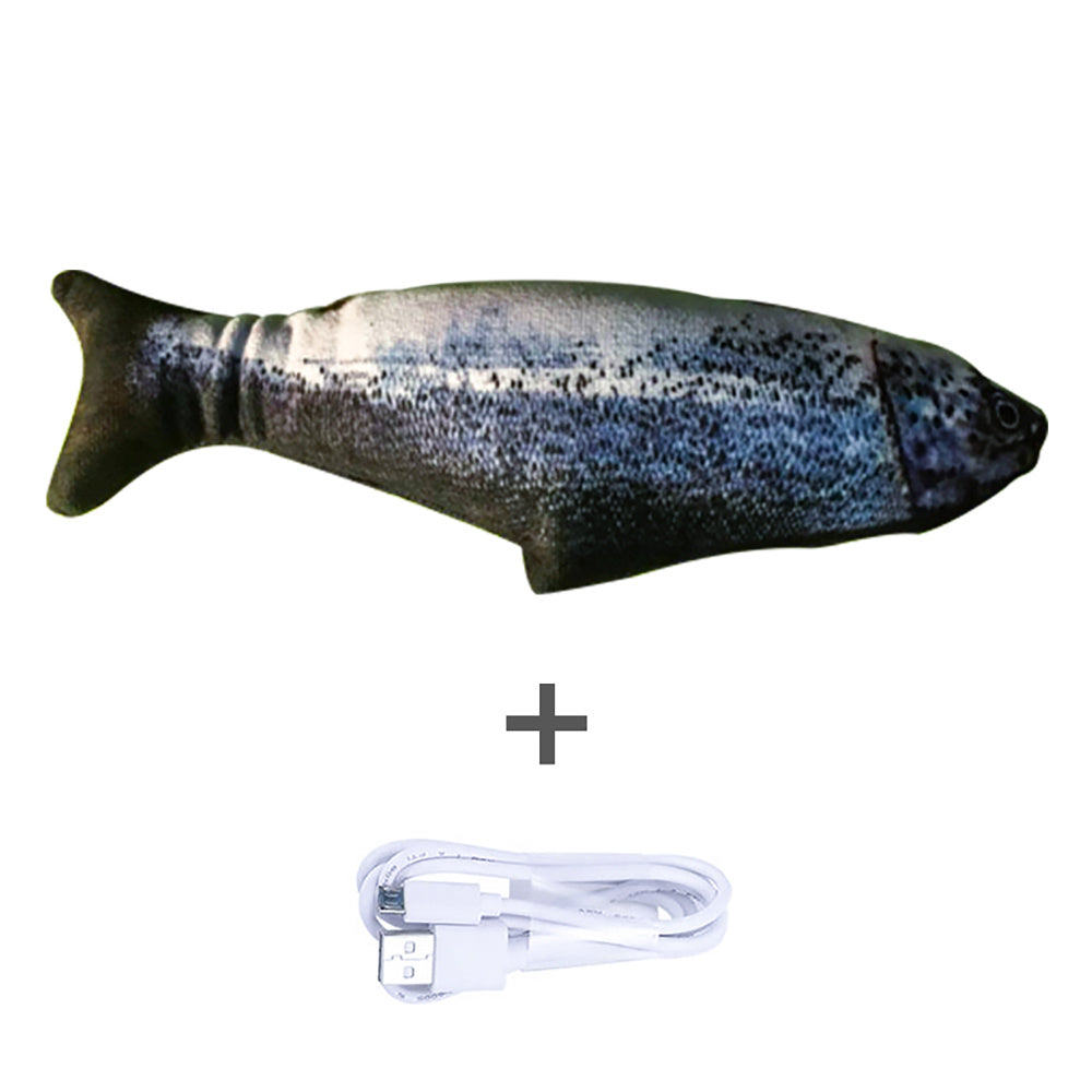Version sans pince à chat - Jouet de poisson électrique de simulation de poisson sauteur électrique