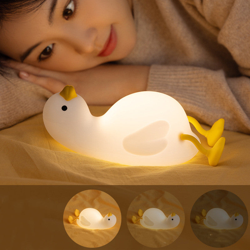 Lampe de canard créative, veilleuse de lecture amusante, lumières Led