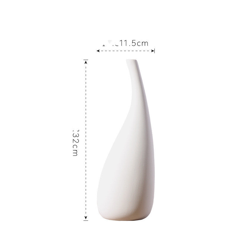 Ornements de vase en céramique goutte d'eau