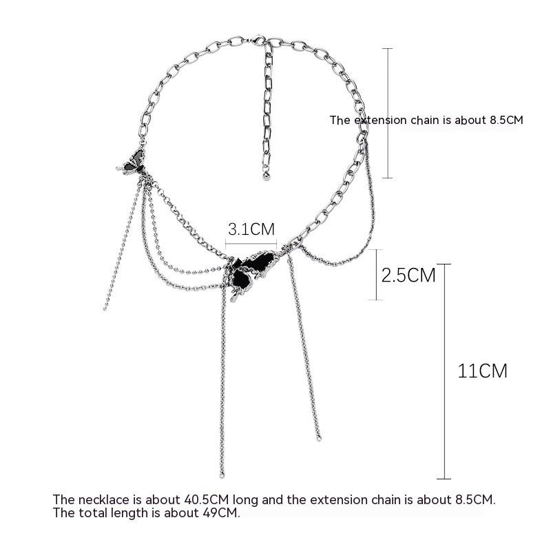 Collier série étoile papillon pour femme