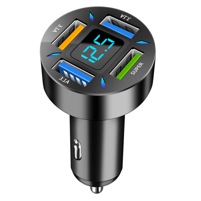 Chargeur de voiture à quatre ports Chargeur de voiture 4USB