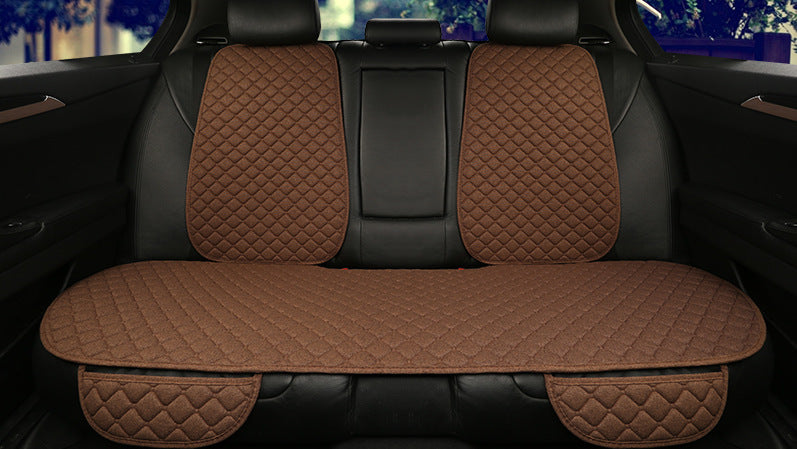 Protector de funda de asiento de coche de lino