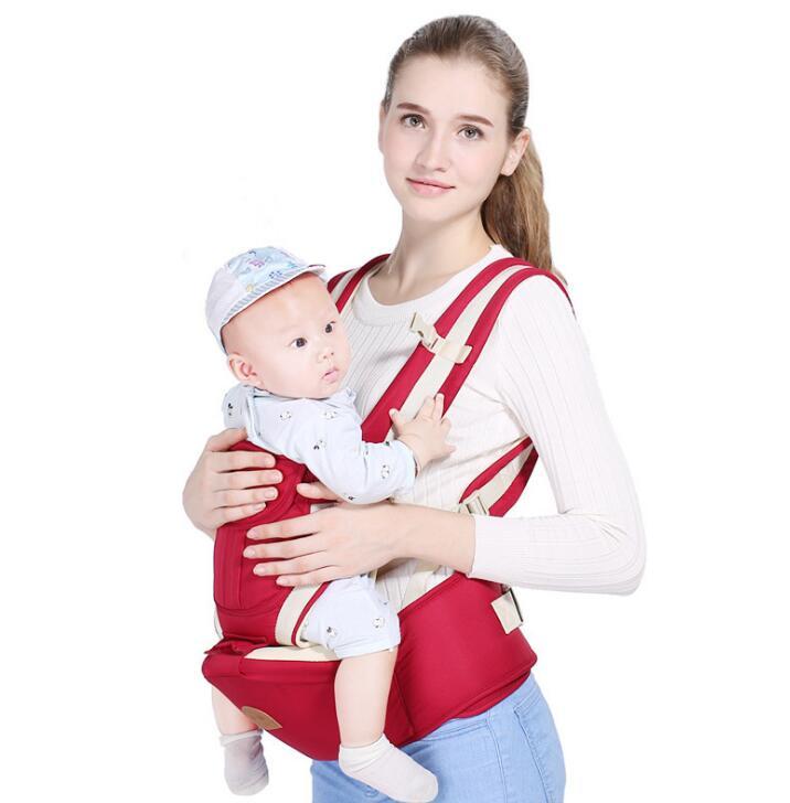 Tabouret de taille multifonctionnel respirant quatre saisons pour bébé, trois en un, écharpe inclinée
