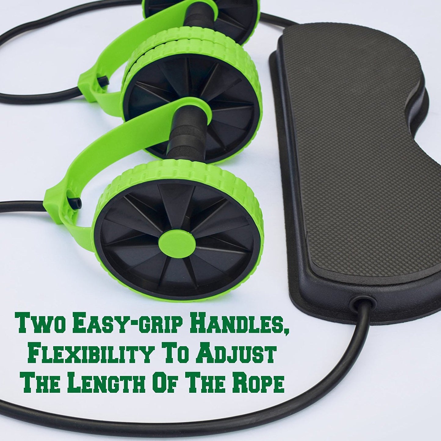 Rodillo de fitness con rueda para músculos abdominales y extractor multifunción