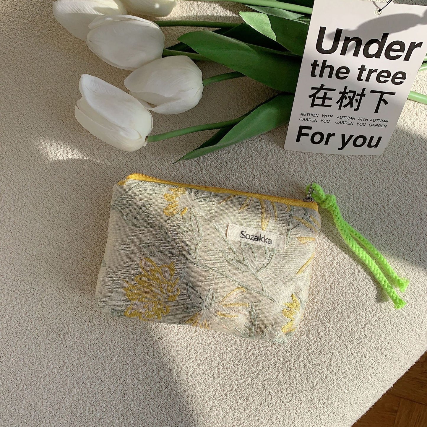 Rope Mouth Red Envelope Female Cosmetic Bag Portable Portable Coin Purse Wash Bag