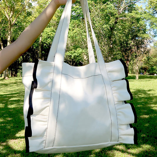 Porte-documents doux de grande capacité pour femme