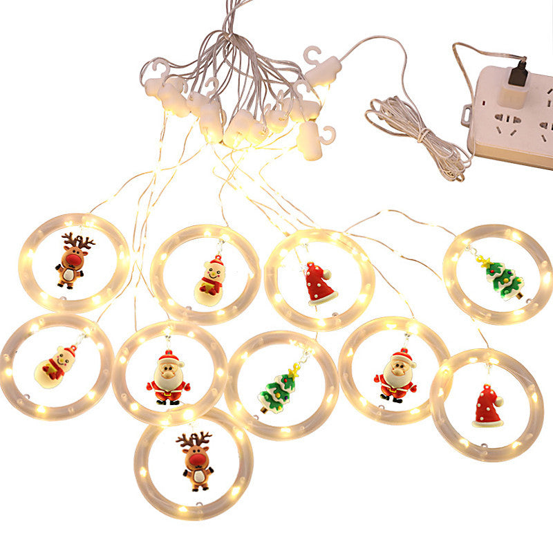 Guirlande lumineuse de Noël à LED, lumières décoratives