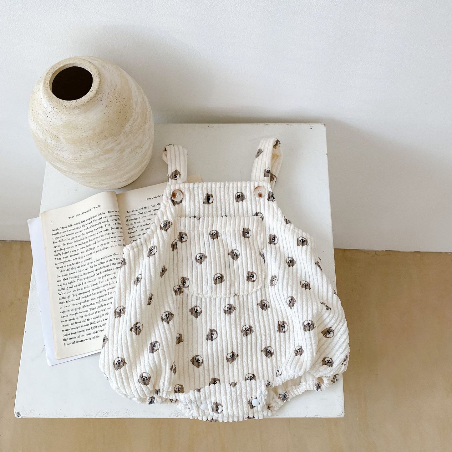 Body portabebés con diseño de osito